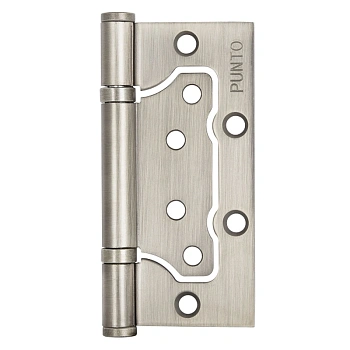 картинка Петля накладная Punto 200-2B 100*2.5мм матовый никель от магазина Кубатура