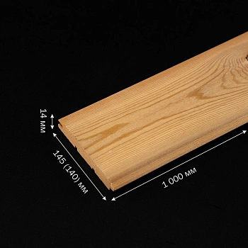 картинка Имитация бруса  лиственница 14*145(140)*1000мм сорт АВ от магазина Кубатура