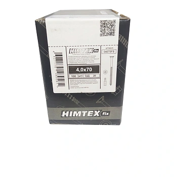 картинка Саморез для деревянных полов HIMTEXfix 4*70мм Torx20 (100шт/уп) от магазина Кубатура
