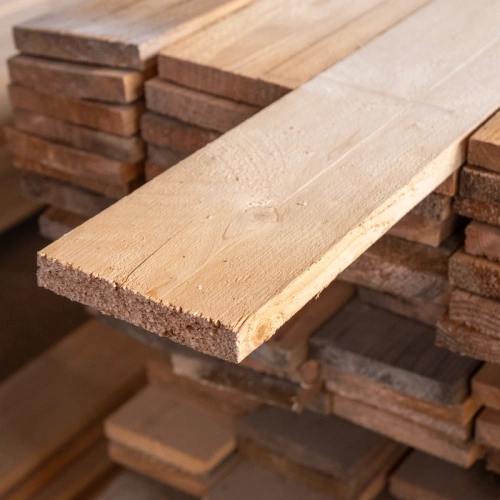 картинка Доска обрезная 25*150*6000мм 1-3 сорт (ГОСТ 8486-86) естественной влажности хвойные породы от магазина Кубатура