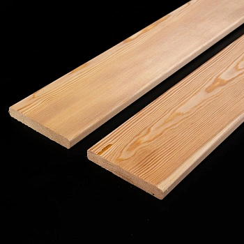 картинка Планкен прямой 20*140*2000мм сорт А лиственница (7шт/уп) от магазина Кубатура