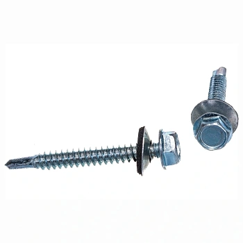 картинка Саморезы кровельные цинк 6,3*51мм металл/металл от магазина Кубатура