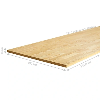 картинка Щит мебельный 18*600*3000мм Лиственница сорт А сращенный от магазина Кубатура