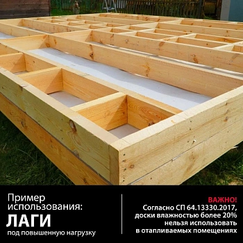 картинка Доска обрезная 50*100*6000мм 1 сорт дисковый распил, естественной влажности ель/сосна от магазина Кубатура