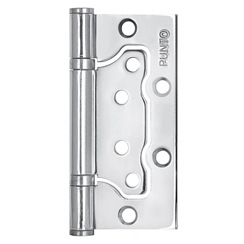 картинка Петля накладная Punto 200-2B 100*2.5мм хром от магазина Кубатура