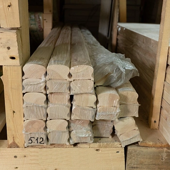 картинка Поручень 45*65*4000мм под окончания и повороты Сосна сорт Экстра сращенный от магазина Кубатура