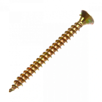 картинка Саморезы универсальные 3*40мм желтый цинк от магазина Кубатура