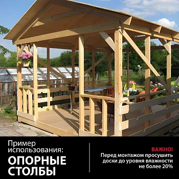 картинка Доска обрезная 50*100*6000мм 1 сорт дисковый распил, естественной влажности ель/сосна от магазина Кубатура