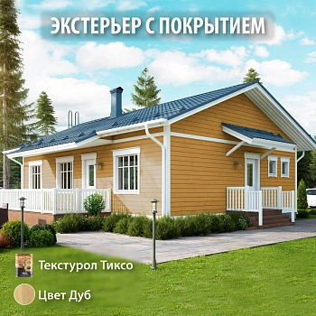 картинка Текстурол ТИКСО  Дуб 3л деревозащитное средство от магазина Кубатура