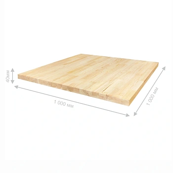 картинка Площадка 40*1000*1000мм Сосна сорт Экстра сращенная от магазина Кубатура