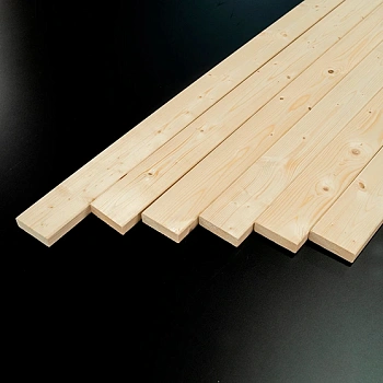 картинка Доска строганая камерной сушки 28*95*2000мм сорт AB ель/сосна (с фаской на углах) от магазина Кубатура