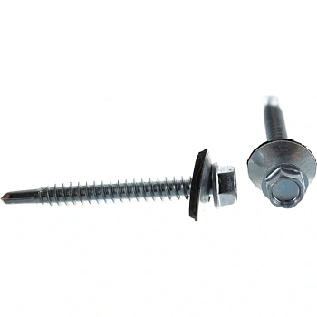 картинка Саморезы кровельные цинк 5,5*76мм металл/металл от магазина Кубатура