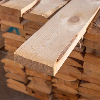 картинка Доска обрезная камерной сушки 50*200*6000мм ель/сосна 3-4 сорт дисковый распил (10-18%) от магазина Кубатура