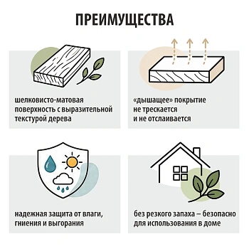 картинка Текстурол ТИКСО Белый 1л деревозащитное средство от магазина Кубатура