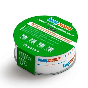 картинка Клейкая лента KNAUF Защита пароизоляционная односторонняя д/пленок/мембран 60мм*25м от магазина Кубатура