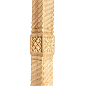 картинка Колонна резная 100*100*3000мм Сосна сорт Экстра от магазина Кубатура