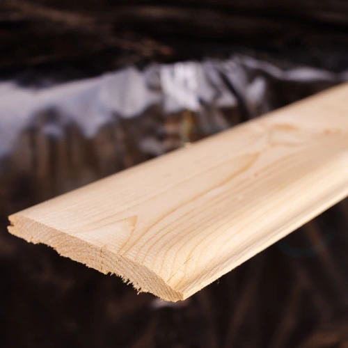 картинка Имитация бруса Финский профиль ель/сосна 17*143(135)*6000мм сорт АВ (5шт/уп) от магазина Кубатура