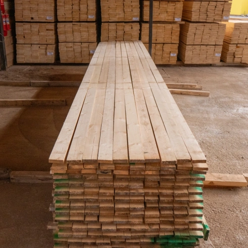 картинка Доска обрезная 25*100*5000мм 1-3 сорт (ГОСТ 8486-86) естественной влажности хвойные породы от магазина Кубатура