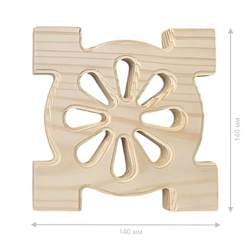 картинка Розетка соединительная для наличника №2 круглая от магазина Кубатура