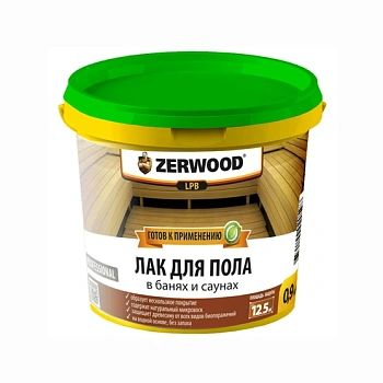 картинка Лак для пола в банях и саунах Zerwood 0.9кг от магазина Кубатура