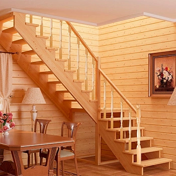 картинка Балясина 50*50*900мм №13 Сосна сорт Экстра сращенная от магазина Кубатура