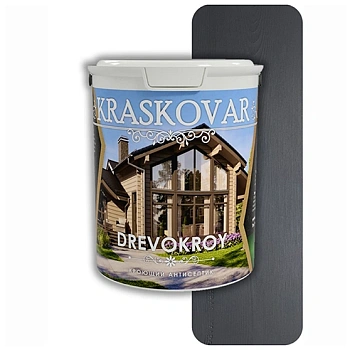 картинка Красковар Антисептик кроющий 0,9л (RAL 7024 графит) от магазина Кубатура