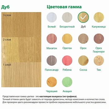 картинка Текстурол ТИКСО  Дуб 3л деревозащитное средство от магазина Кубатура