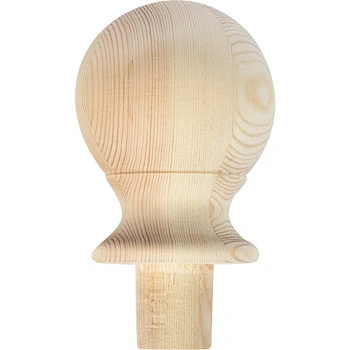 картинка Накладка на столб круглая 100мм Сосна сорт Экстра сращенная от магазина Кубатура