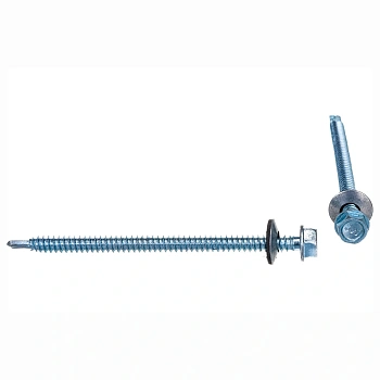 картинка Саморезы кровельные цинк 5,5*102мм металл/металл от магазина Кубатура