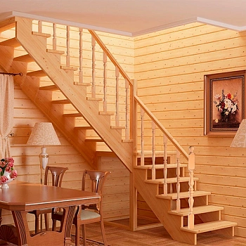 картинка Балясина 50*50*900мм №15 Сосна сорт Экстра сращенная от магазина Кубатура