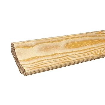 картинка Плинтус лодочка 60*3000мм сосна сорт Экстра от магазина Кубатура