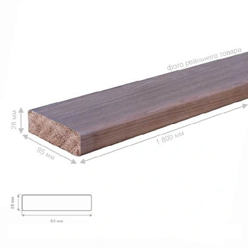 картинка Полок 28*85*1800мм сорт A термоосина от магазина Кубатура