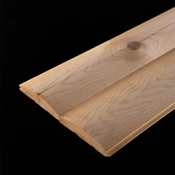 картинка Блок-хаус ель/сосна 27*142(135)*6000мм сорт АВ Архангельск от магазина Кубатура