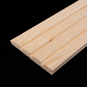 картинка Реечная вагонка 21*98(90)*3000мм сорт АВ сосна Киров (6шт/уп) от магазина Кубатура