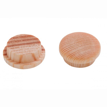 картинка Заглушка на отверстие ПРОФЕССИОНАЛ сфера D10мм сосна (30шт/уп) от магазина Кубатура