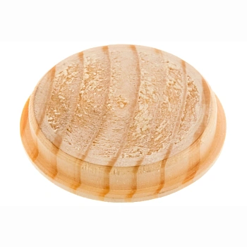 картинка Заглушка на отверстие ПРОФЕССИОНАЛ сфера D35мм сосна (8шт/уп) от магазина Кубатура