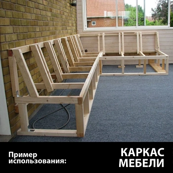 картинка Брусок строганый камерной сушки 40*40*2000мм сорт АВ ель/сосна от магазина Кубатура