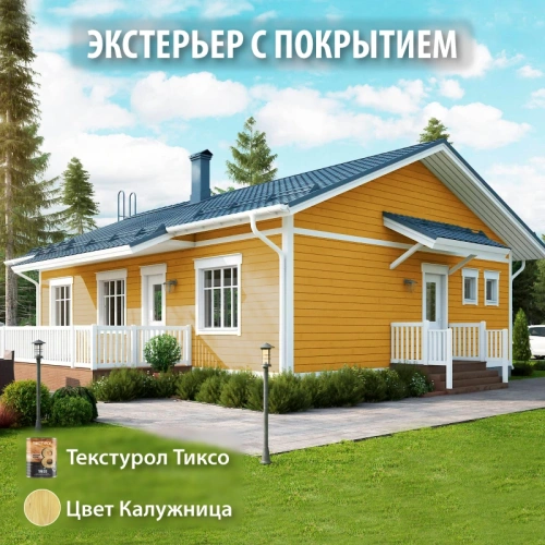 картинка Текстурол ТИКСО Калужница 3л деревозащитное средство от магазина Кубатура