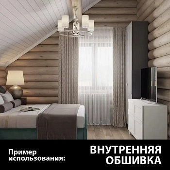 картинка Блок-хаус ель/сосна 27*142(135)*6000мм сорт АВ Архангельск от магазина Кубатура