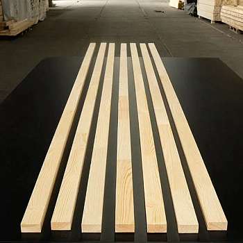 картинка Брусок сращенный для перегородок 25*50*3000мм сосна сорт Экстра (прямой без фаски) от магазина Кубатура