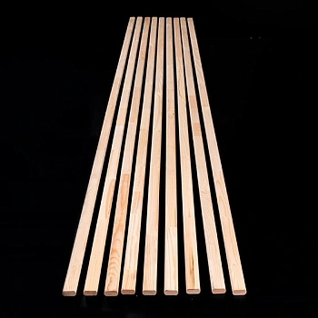 картинка Рейка сращенная для декора стен 18*40*3000мм сосна сорт Экстра (с увеличенной фаской R5 на углах) от магазина Кубатура