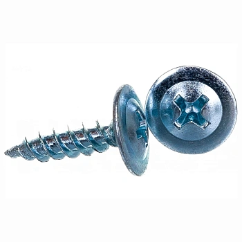 картинка Саморезы по дереву с пресс-шайбой 4.2*16мм оцинкованные от магазина Кубатура