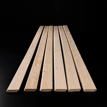 картинка Планкен скошенный 20*95*3000мм сорт АВ ель/сосна от магазина Кубатура