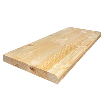 картинка Ступень 40*300*800мм Ель/Сосна сорт АВ сращенная (с фаской) от магазина Кубатура