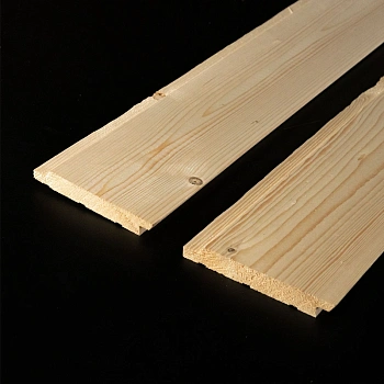 картинка Скандинавская фасадная доска профиль UYW 21*145(130)*6000мм 100% Ель сорт АВ Архангельск от магазина Кубатура