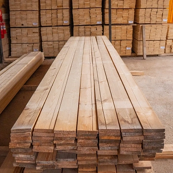 картинка Доска обрезная 25*150*4000мм 1-3 сорт (ГОСТ 8486-86) естественной влажности хвойные породы от магазина Кубатура