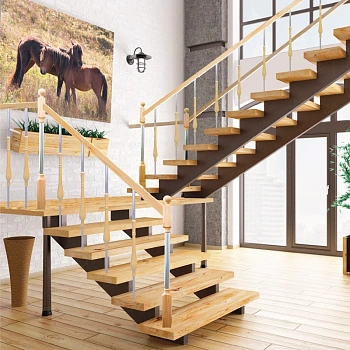 картинка Комбинированная балясина № 17 от магазина Кубатура