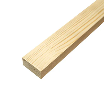 картинка Брусок сращенный для перегородок 25*50*3000мм сосна сорт Экстра (прямой без фаски) от магазина Кубатура