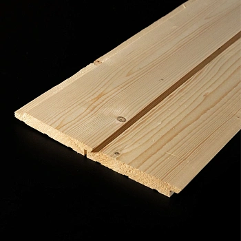 картинка Скандинавская фасадная доска профиль UYW 21*145(130)*6000мм 100% Ель сорт АВ Архангельск от магазина Кубатура