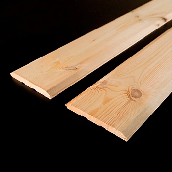 картинка Имитация бруса ель/сосна 21*192(185)*1500мм сорт АВ Киров от магазина Кубатура